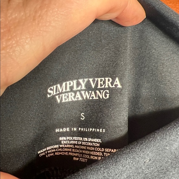 Simply Vera Vera Wang Black Leggings size S - Picture 4 of 6